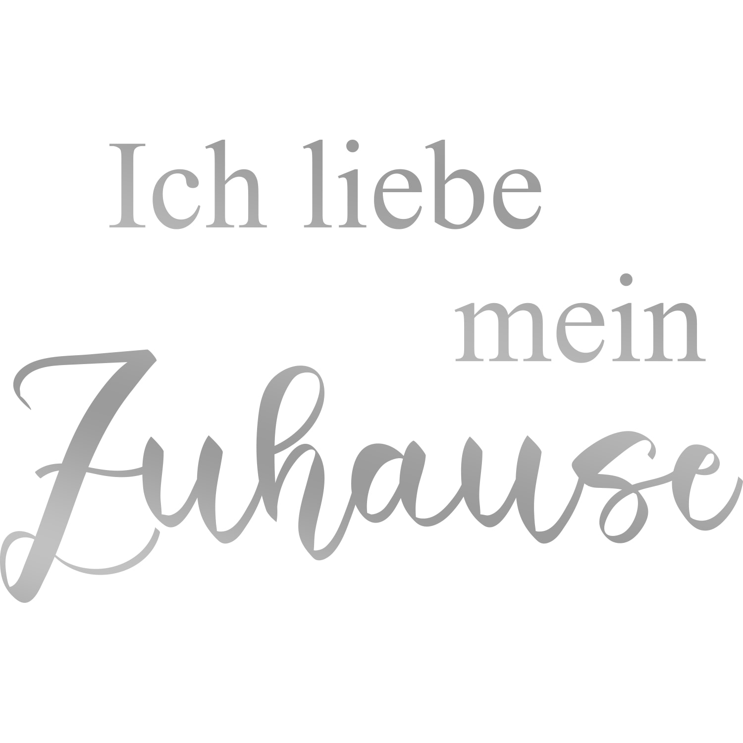 my home Wandtattoo »Ich liebe mein Zuhause«, (1 St.) von My Home