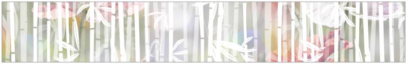 MySpotti Fensterfolie »Look Bamboo white«, halbtransparent, glattstatisch haftend, 200 x 30 cm, statisch haftend von MySpotti