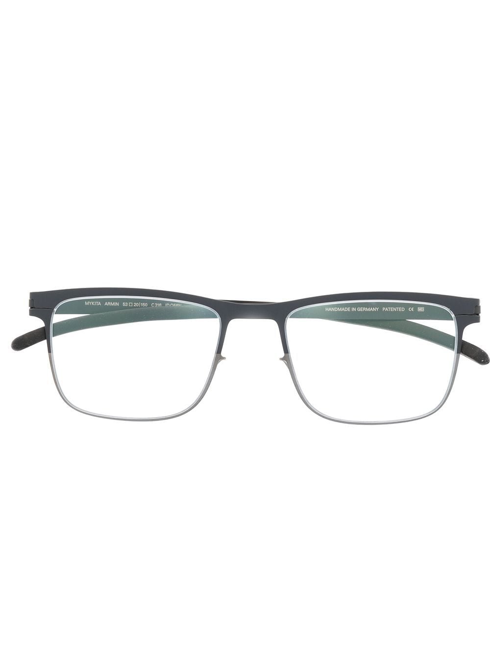Mykita Armin square-frame glasses - Grey von Mykita