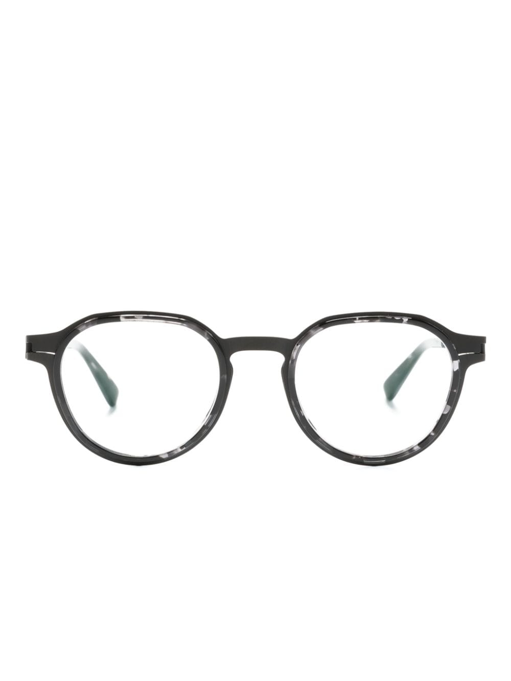 Mykita Caven round-frame glasses - Black von Mykita