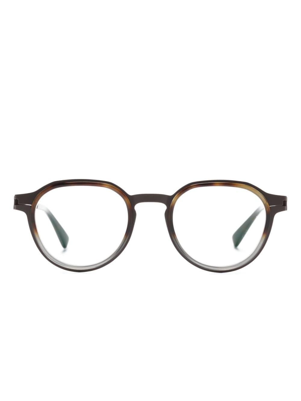 Mykita Caven round-frame glasses - Brown von Mykita