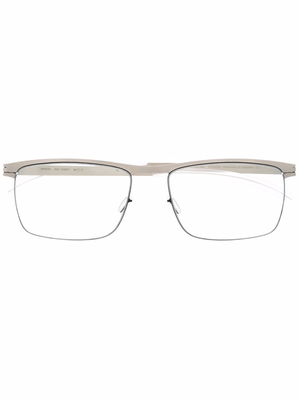 Mykita Darcy square-frame glasses - Silver von Mykita