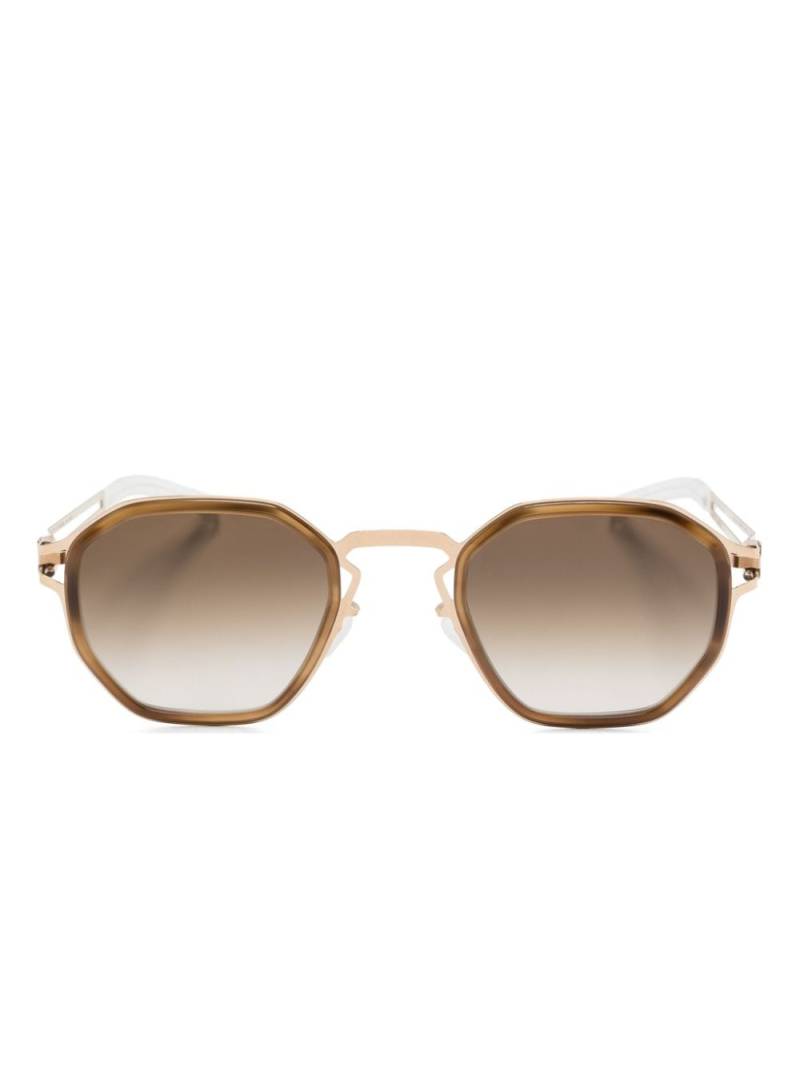 Mykita Gia geometric-frame sunglasses - Brown von Mykita