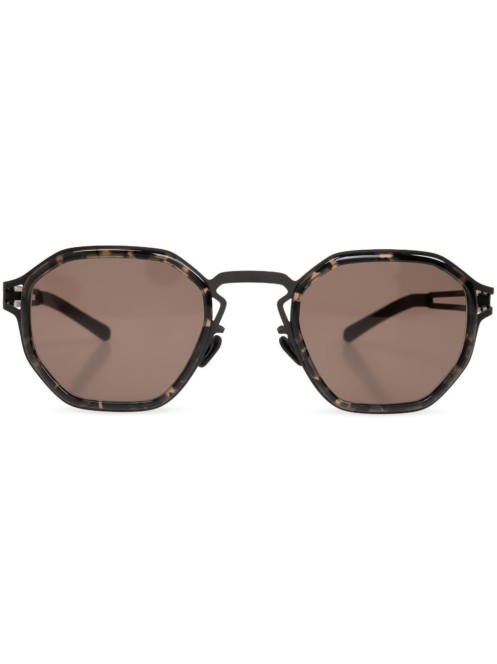 Mykita Gia geometric-frame sunglasses - Brown von Mykita