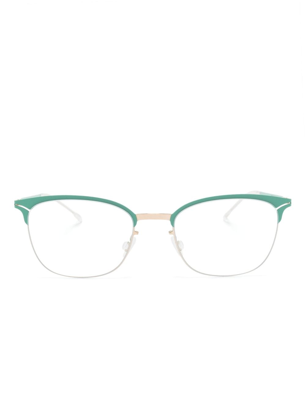 Mykita Hollis square-frame glasses - Green von Mykita