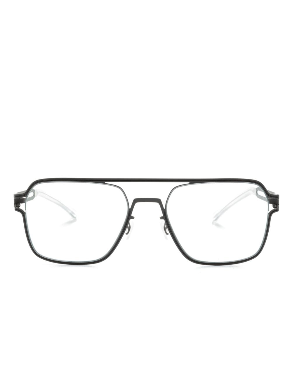 Mykita Jalo pilot-frame glasses - Black von Mykita