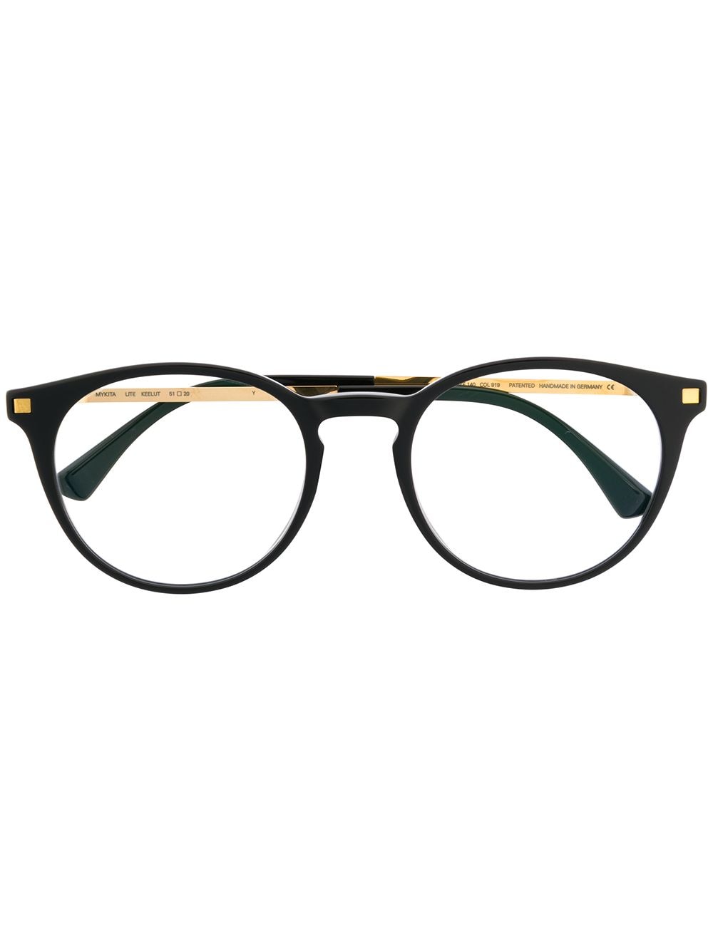 Mykita Keelut round-frame glasses - Black von Mykita