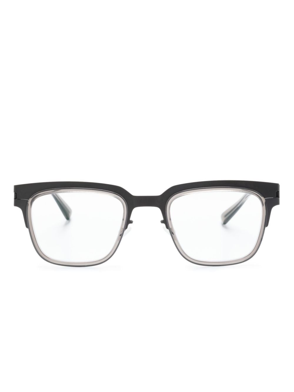 Mykita Raymond rectangle-frame glasses - Grey von Mykita