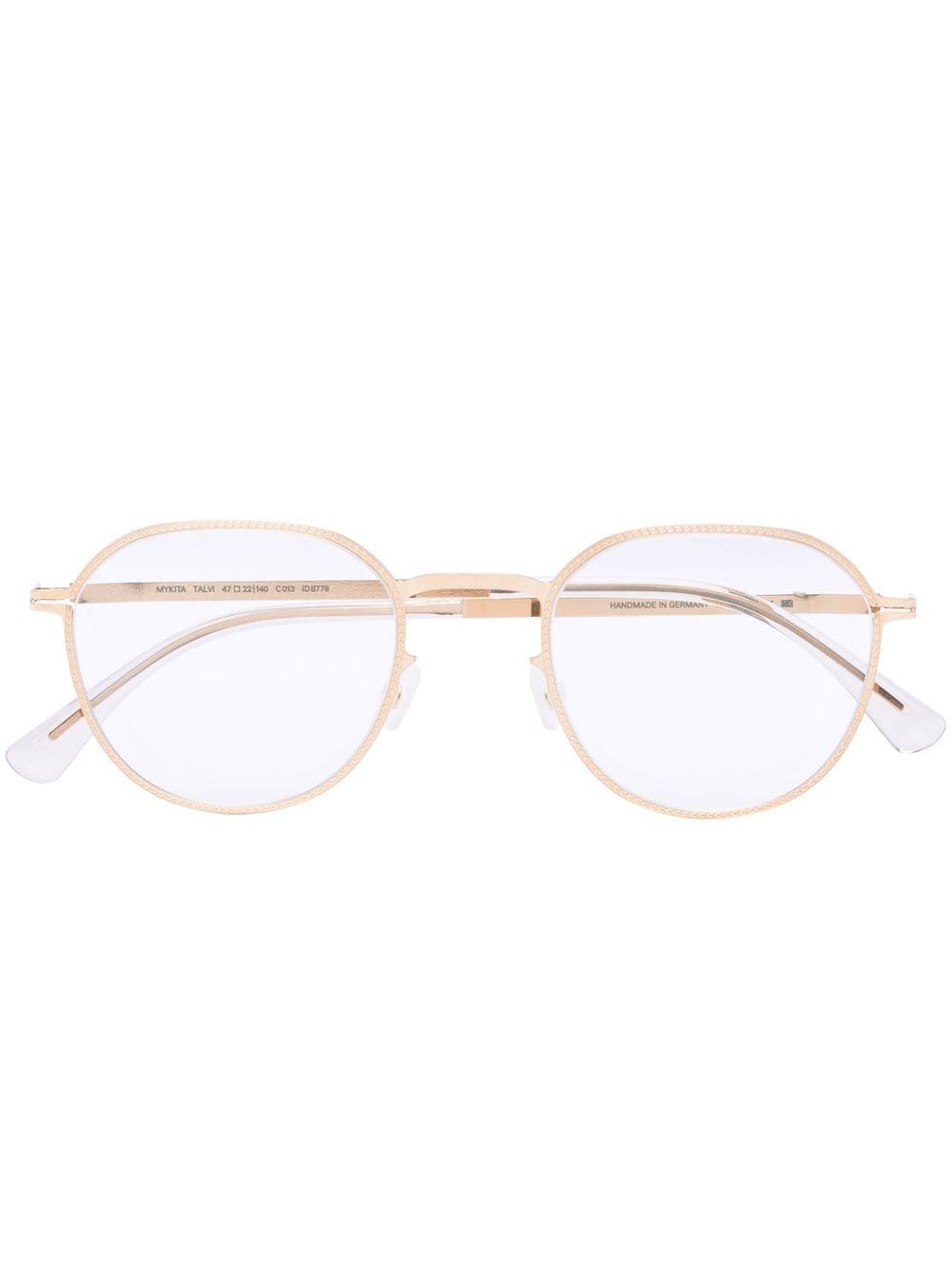 Mykita Talvi round-frame glasses - Gold von Mykita