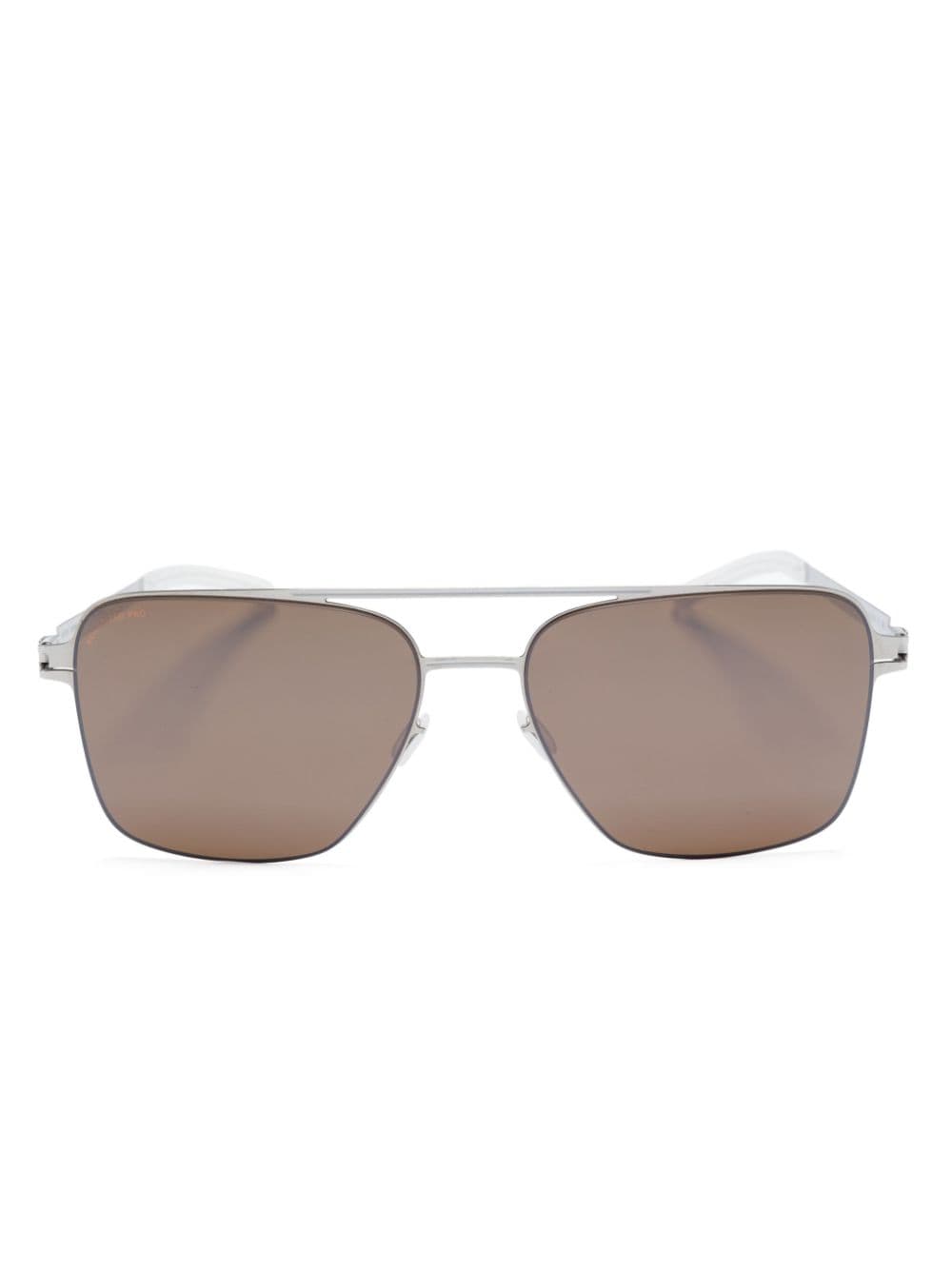Mykita pilot-frame double-bridge sunglasses - Silver von Mykita
