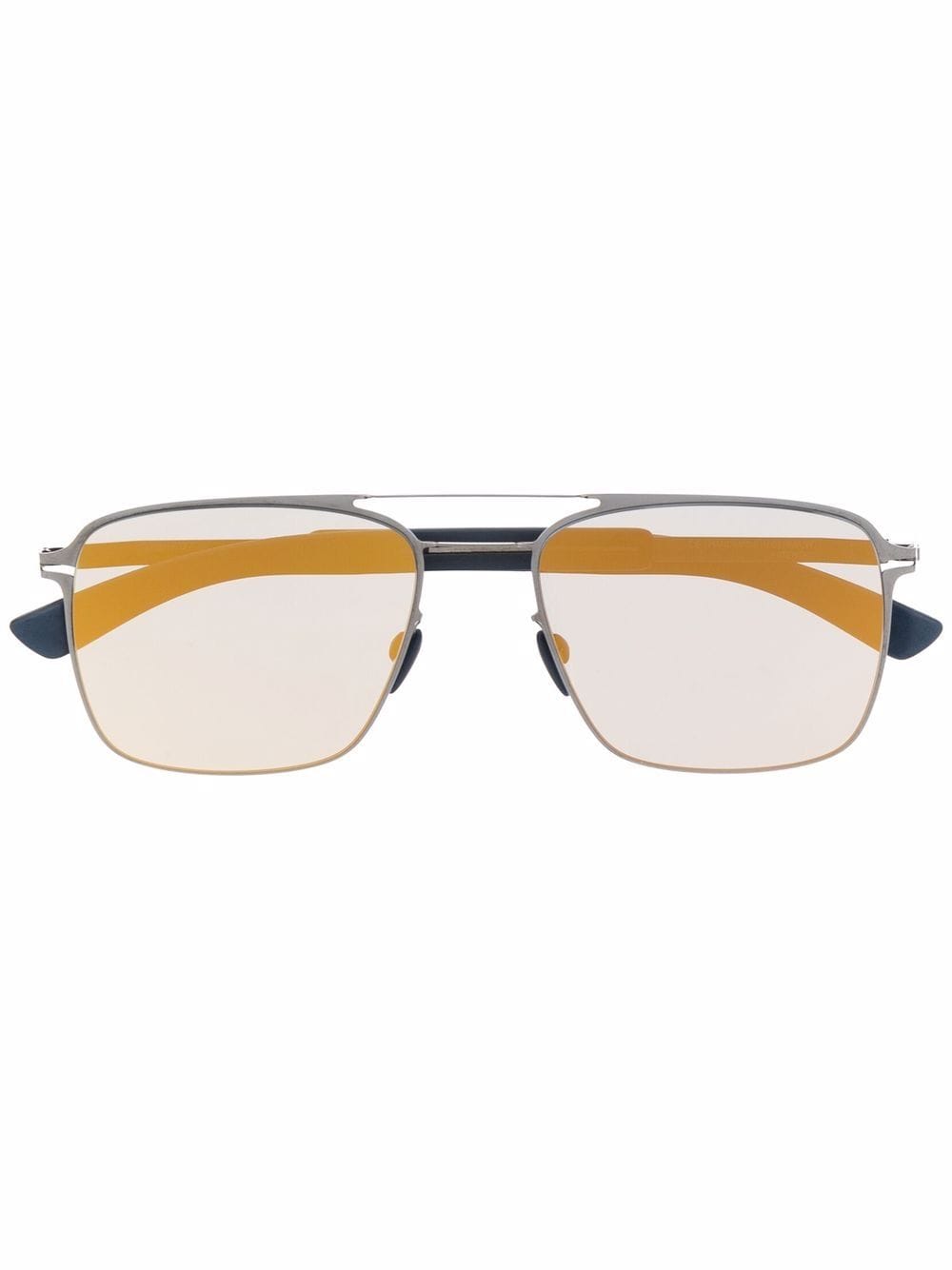 Mykita rectangular-frame metal sunglasses - Blue von Mykita