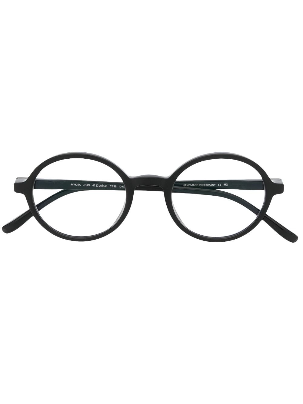 Mykita round-frame glasses - Black von Mykita