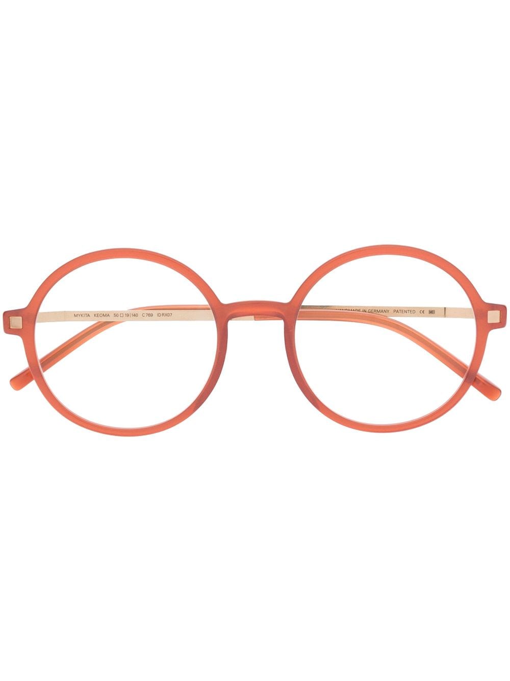 Mykita round frame glasses - Brown von Mykita
