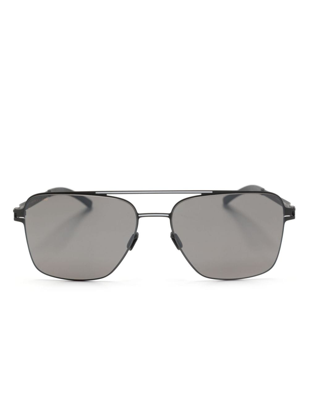 Mykita square-frame double-bridge sunglasses - Black von Mykita
