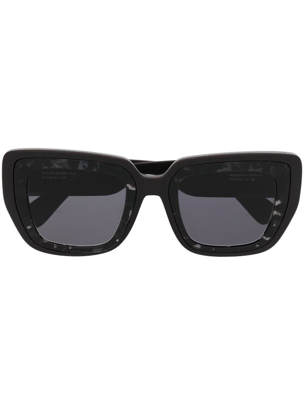 Mykita tortoise-detail square sunglasses - Black von Mykita
