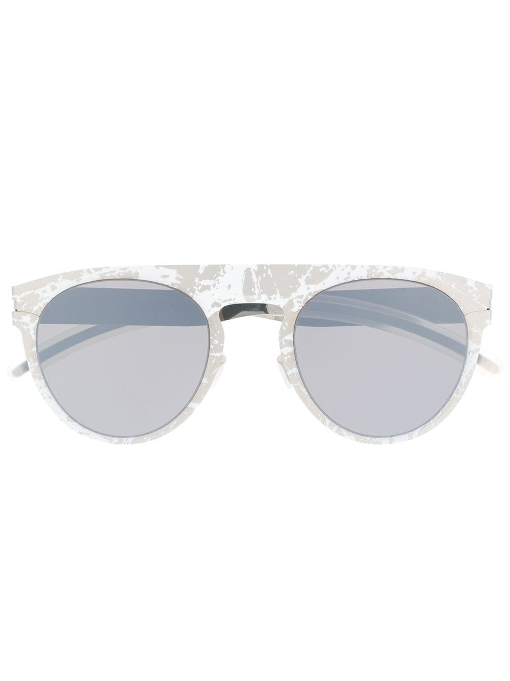 Mykita x Maison Margiela Transfer round frame sunglasses - Silver von Mykita