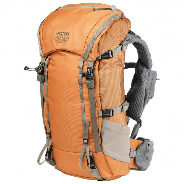 Mystery Ranch - Bridger 35 - Wanderrucksack Gr 35 l - L;35 l - M;35 l - S;35 l - XL grau;orange von Mystery Ranch