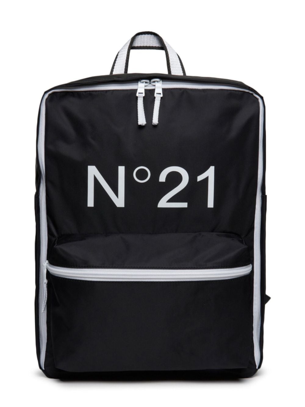 Nº21 Kids logo-print backpack - Black von Nº21 Kids