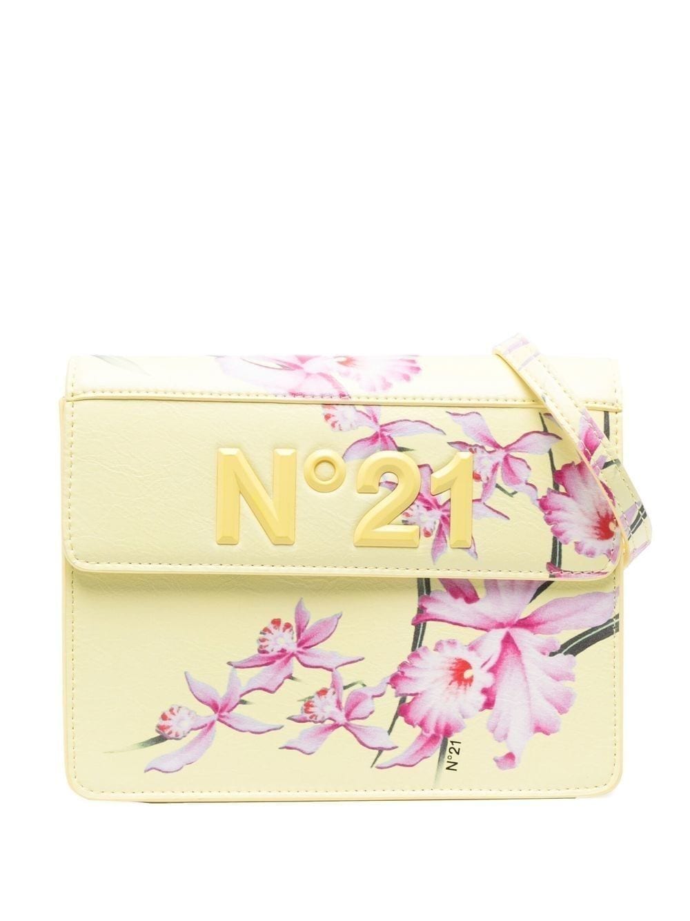 Nº21 Kids floral-print shoulder bag - Yellow von Nº21 Kids