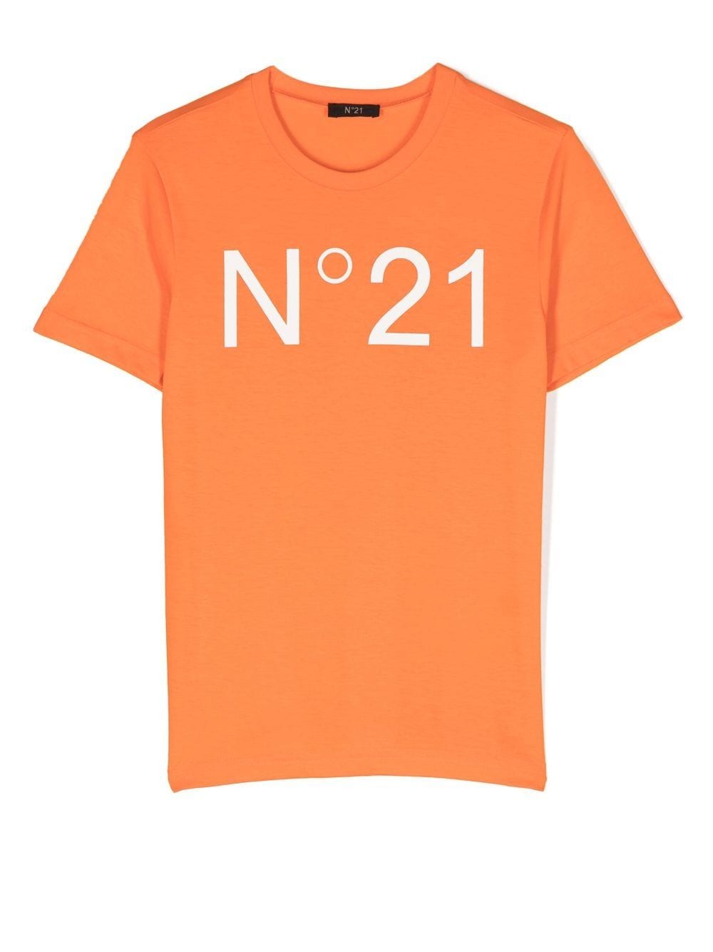 Nº21 Kids logo-print T-shirt - Orange von Nº21 Kids
