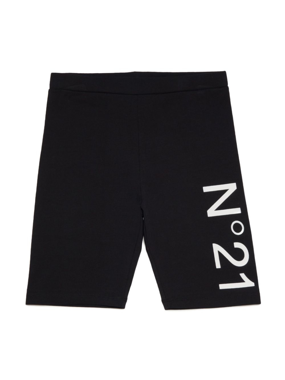 Nº21 Kids logo-print cycling shorts - Black von Nº21 Kids