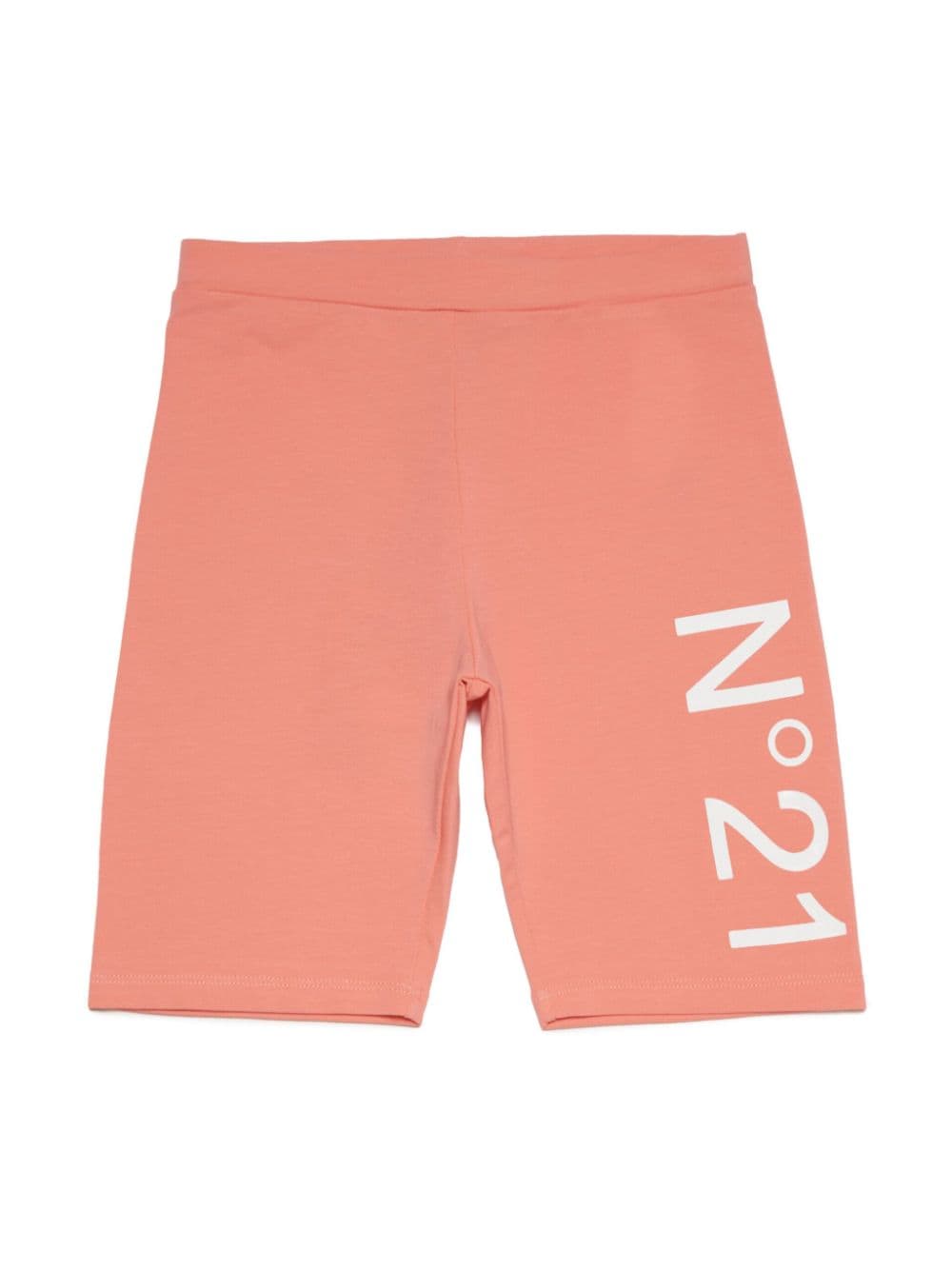 Nº21 Kids logo-print cycling shorts - Orange von Nº21 Kids