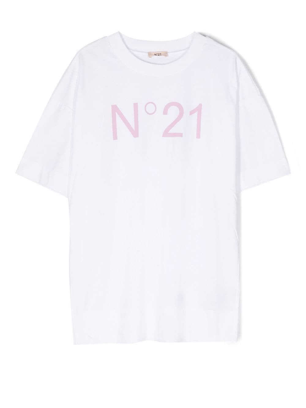 Nº21 Kids logo-print short-sleeve T-shirt - White von Nº21 Kids