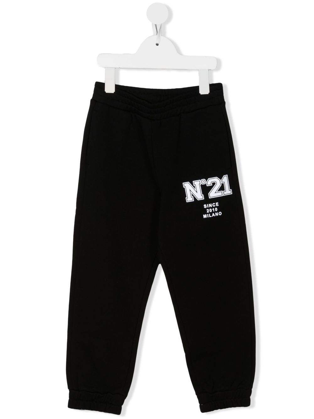 Nº21 Kids logo-print track pants - Black von Nº21 Kids