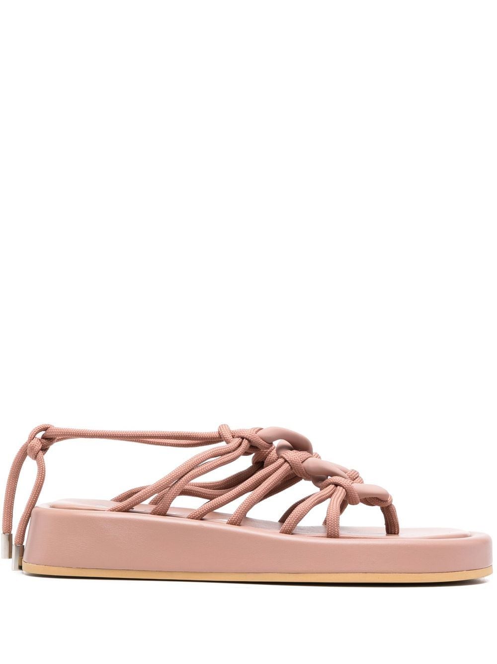 Nº21 braided platform sandals - Neutrals von Nº21