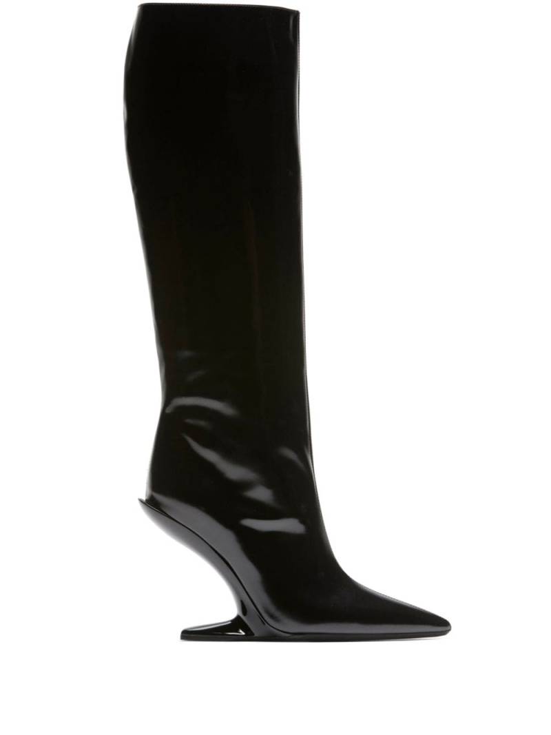 Nº21 Schuhe 120mm leather boots - Black von Nº21