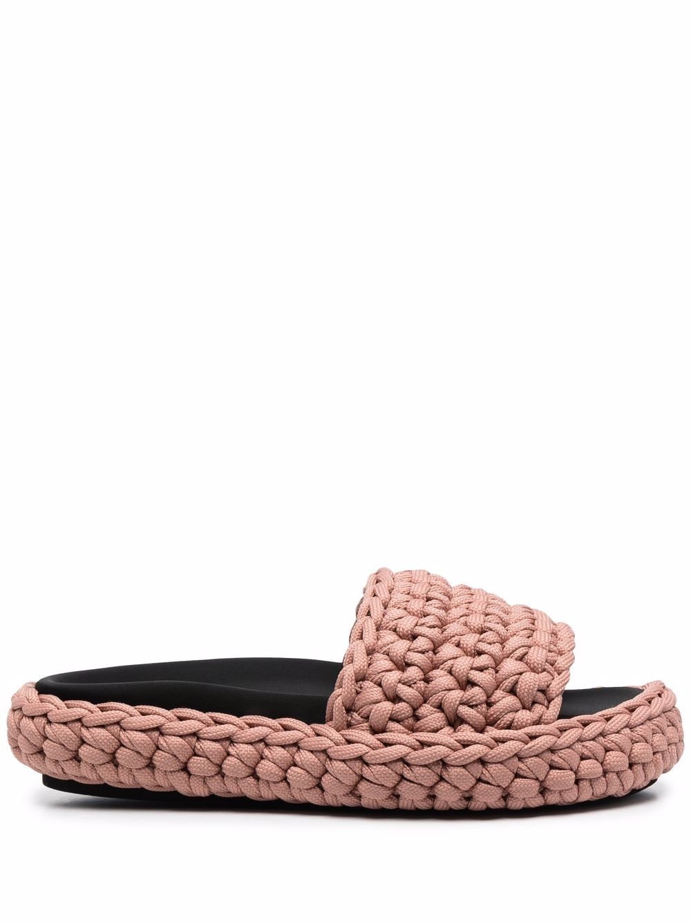 Nº21 braided rope slides - Pink von Nº21