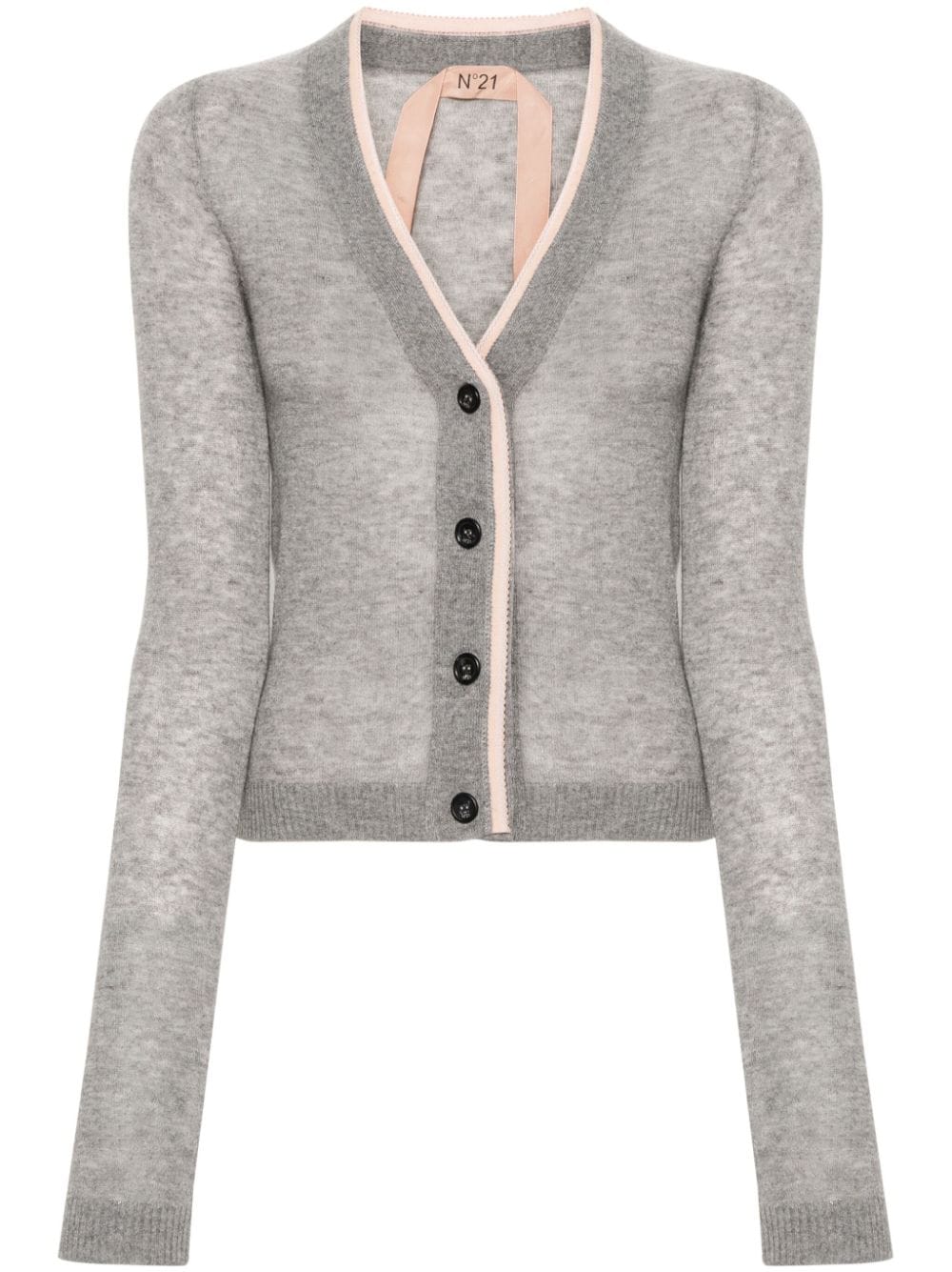 Nº21 V-neck button-up cardigan - Grey von Nº21