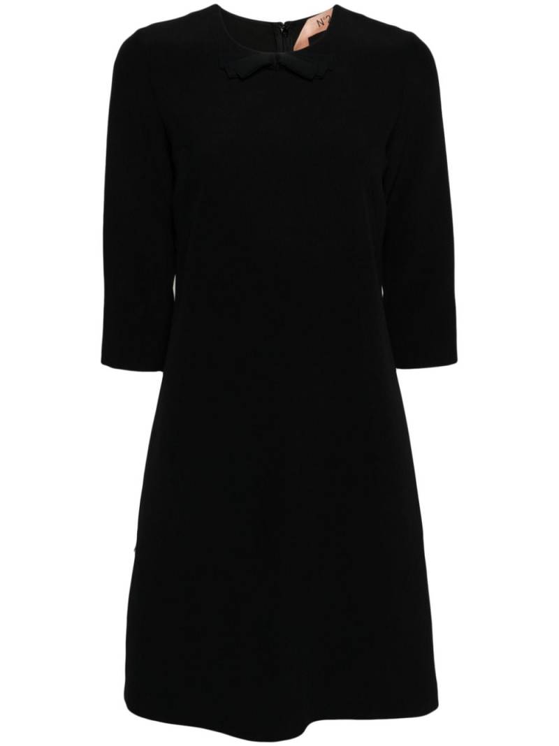 Nº21 crepe mini dress - Black von Nº21