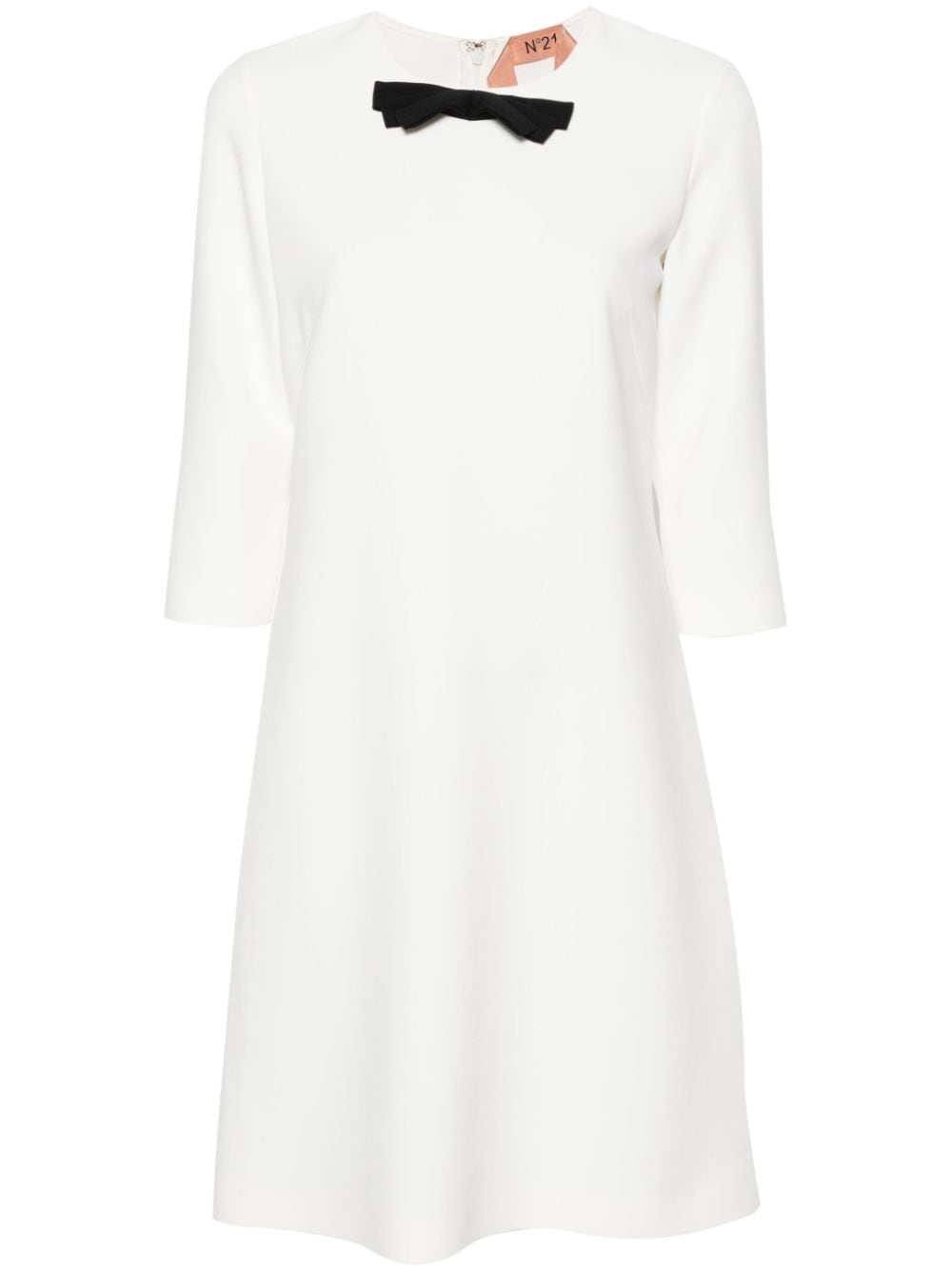 Nº21 crepe mini dress - White von Nº21