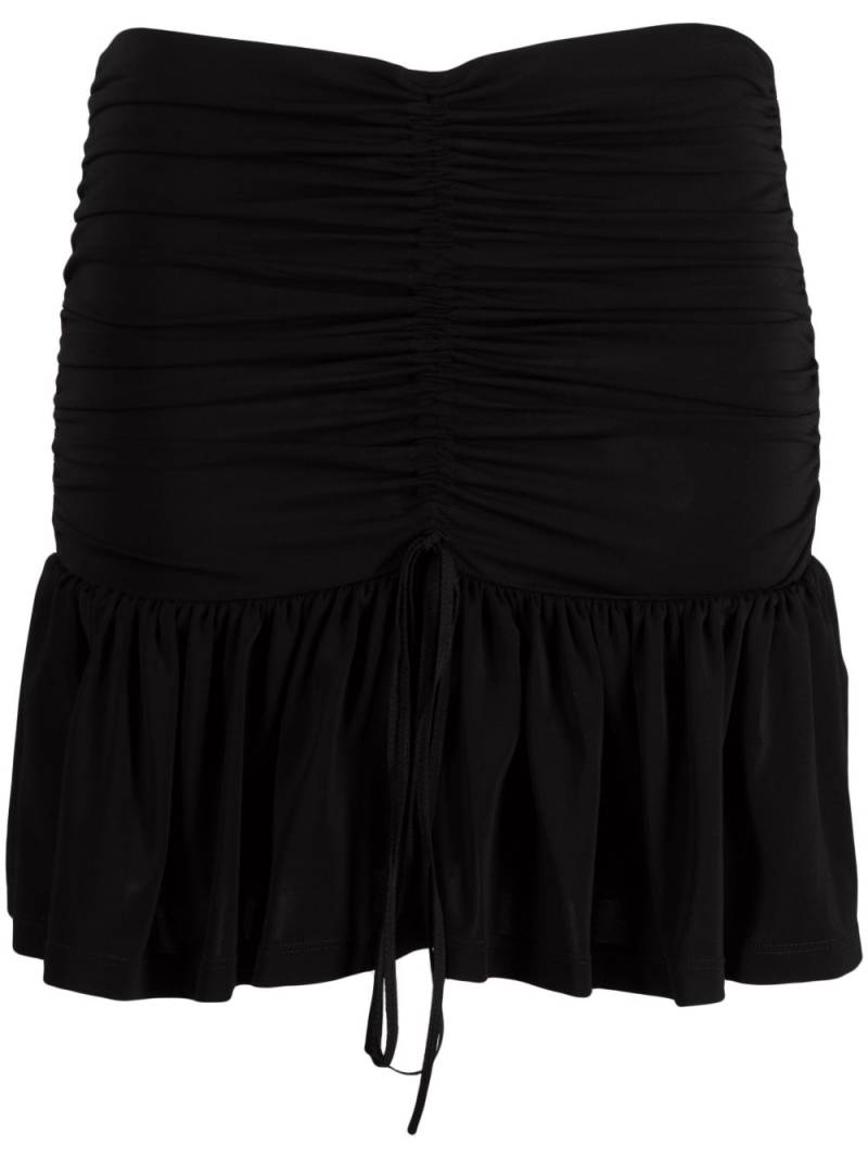 Nº21 gathered mini skirt - Black von Nº21