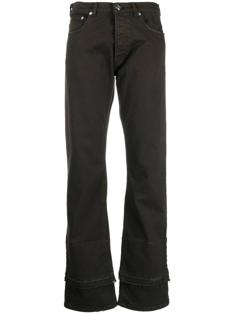 Nº21 high-rise straight-leg jeans - Black von Nº21