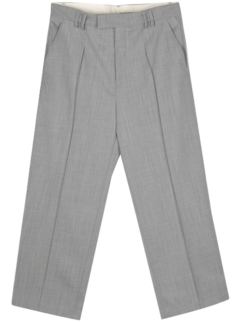 Nº21 straight-leg cropped trousers - Grey von Nº21