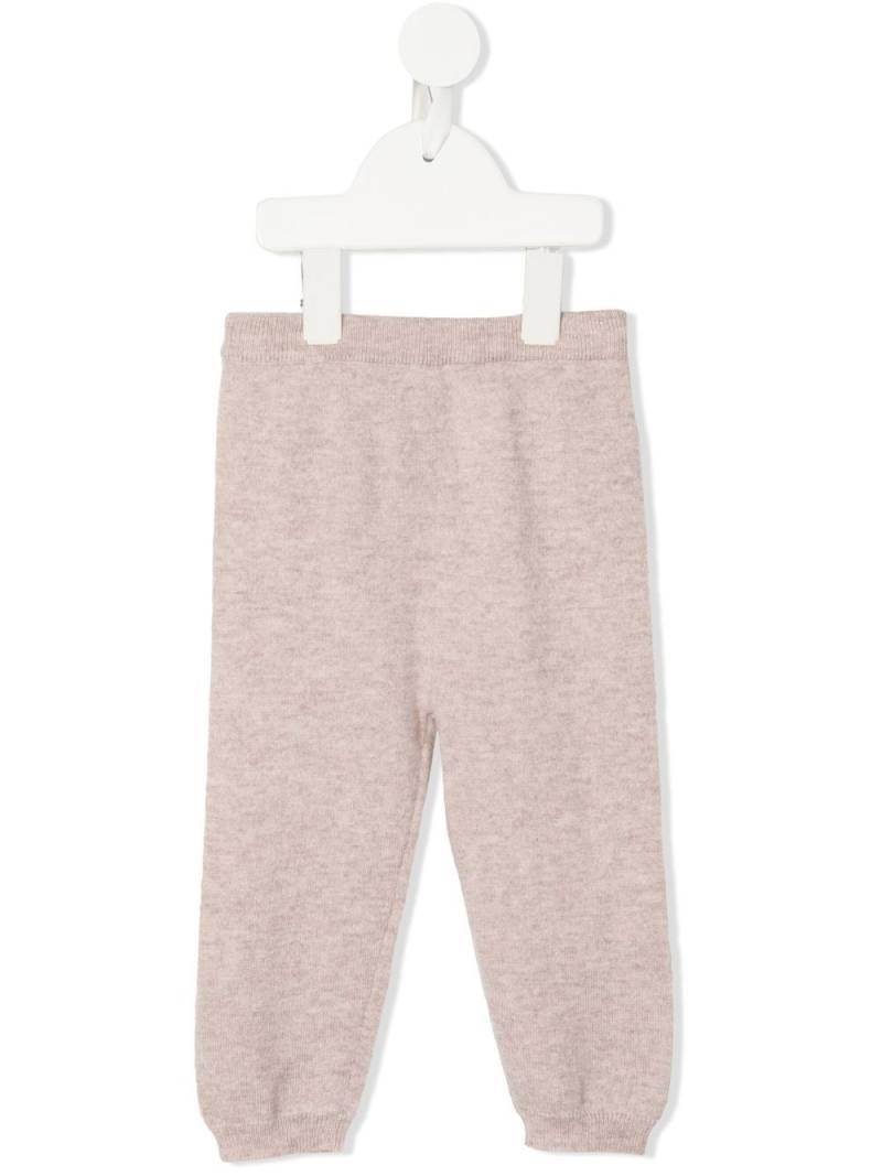 N.PEAL KIDS Bear Pocket cashmere leggings - Brown von N.PEAL KIDS