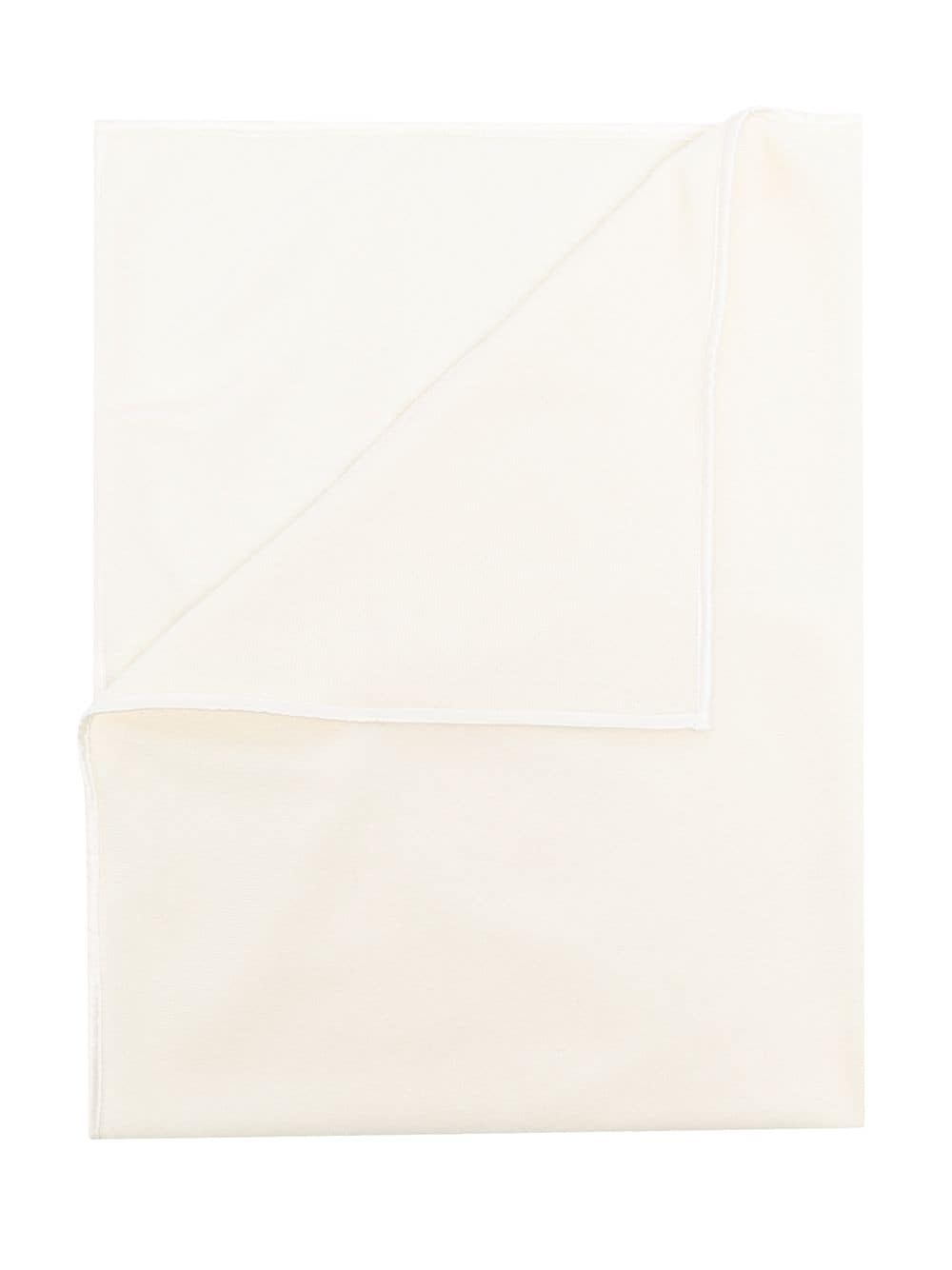 N.PEAL KIDS organic cashmere blanket - White von N.PEAL KIDS