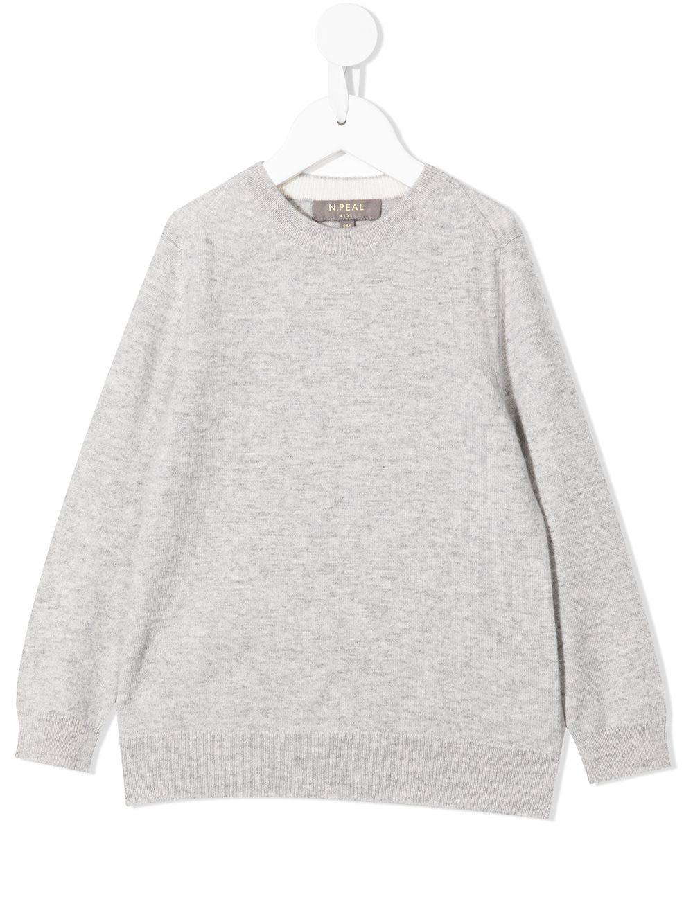 N.PEAL KIDS organic cashmere sweatshirt - Grey von N.PEAL KIDS