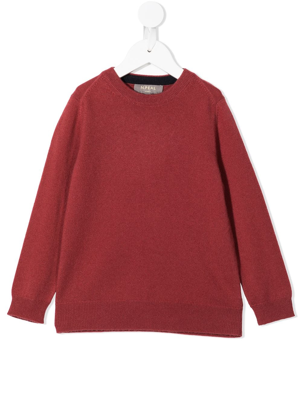 N.PEAL KIDS organic cashmere sweatshirt - Red von N.PEAL KIDS