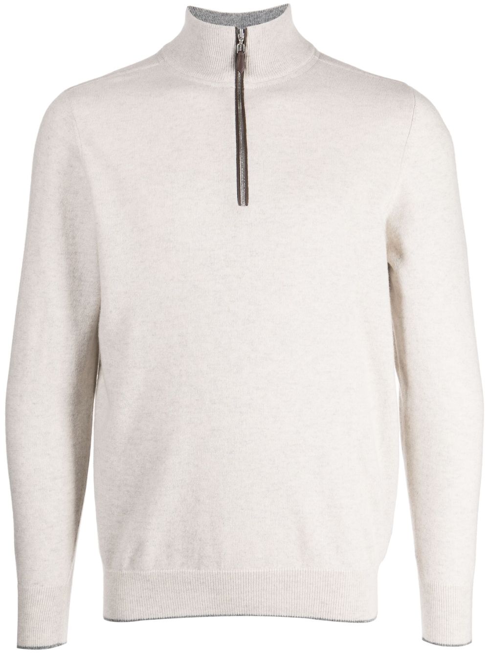 N.Peal Carnaby half-zip jumper - Neutrals von N.Peal