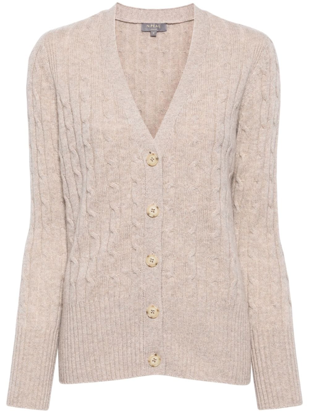 N.Peal Clara organic-cashmere cardigan - Brown von N.Peal