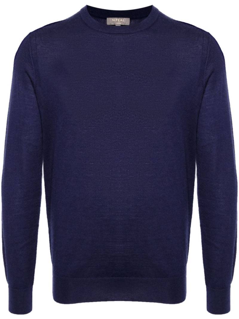 N.Peal Convent FG fine-knit jumper - Blue von N.Peal