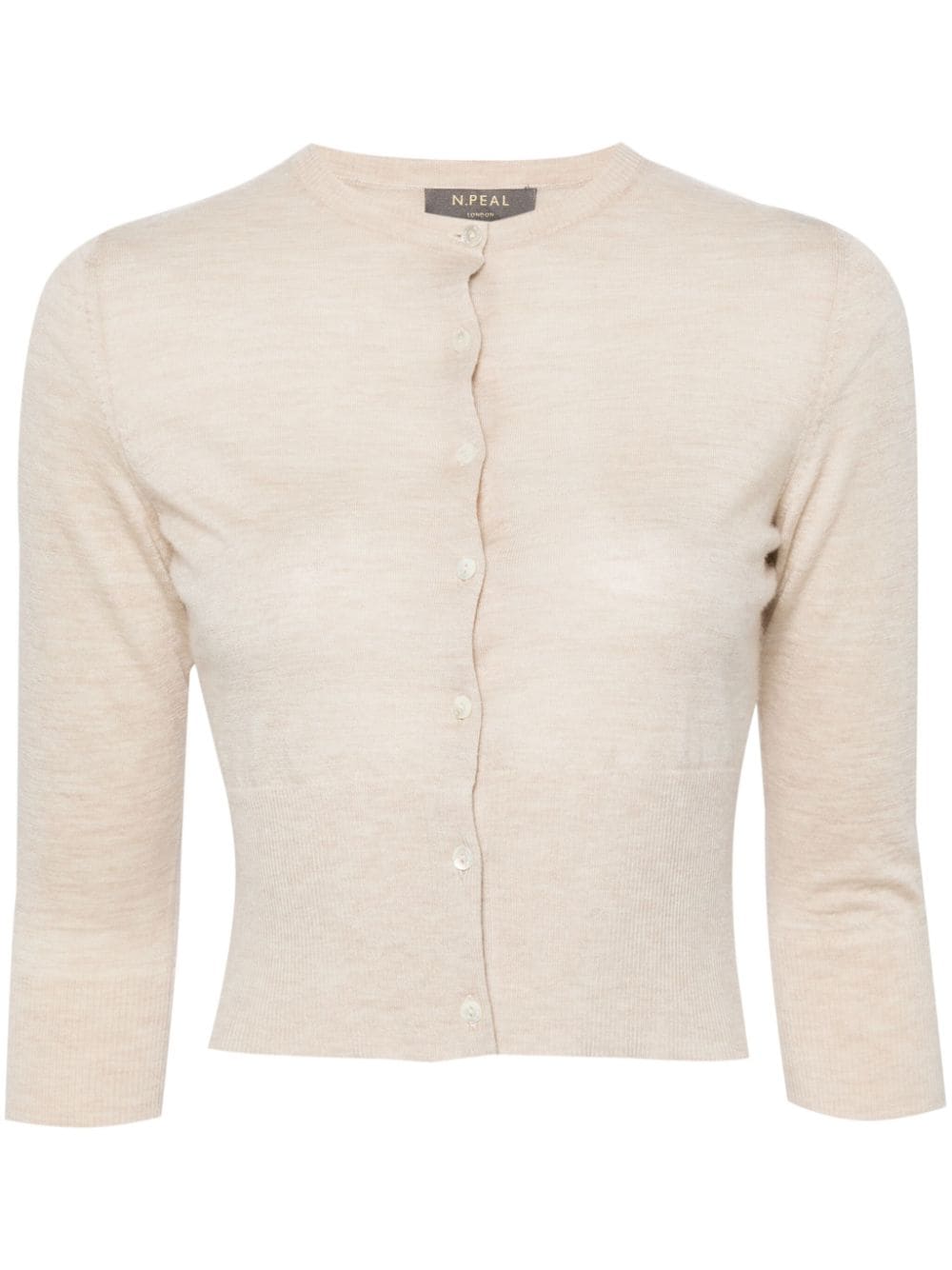 N.Peal Darcie cashmere cardigan - Neutrals von N.Peal