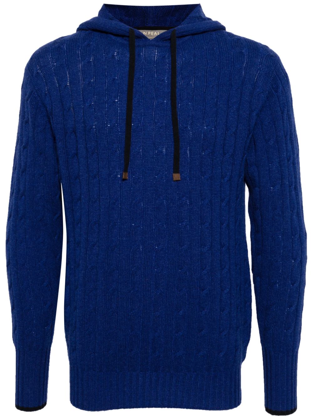 N.Peal Fitzrovia organic cashmere hoodie - Blue von N.Peal