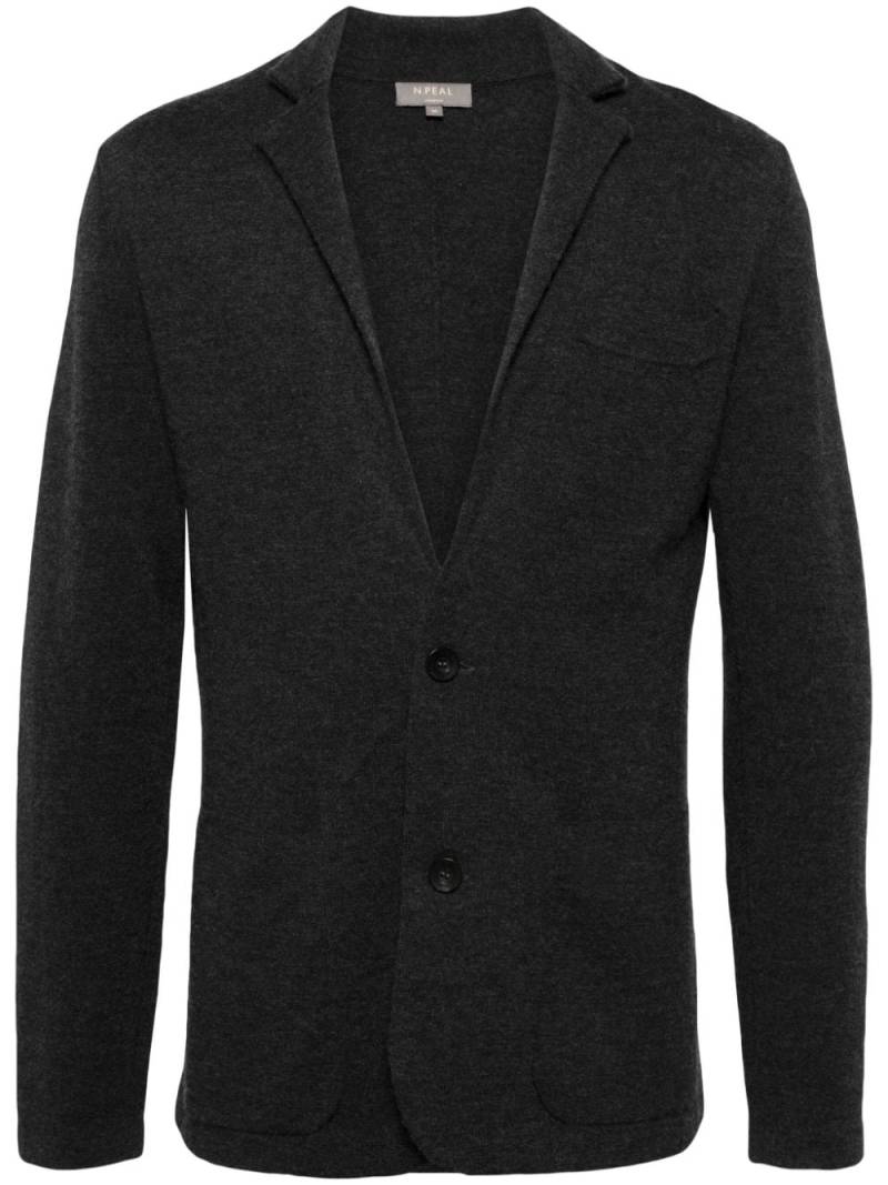 N.Peal Marlborough FG knitted blazer - Black von N.Peal