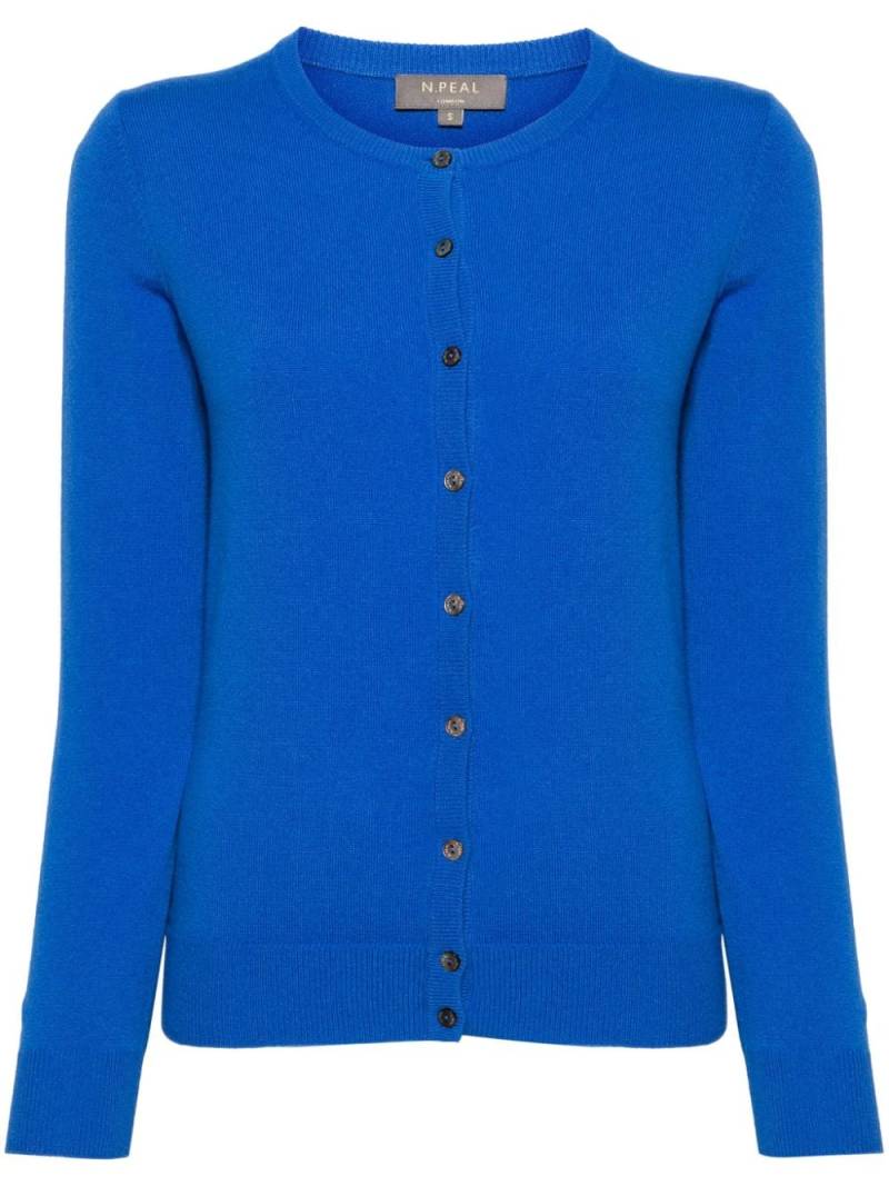 N.Peal Olivia organic-cashmere cardigan - Blue von N.Peal