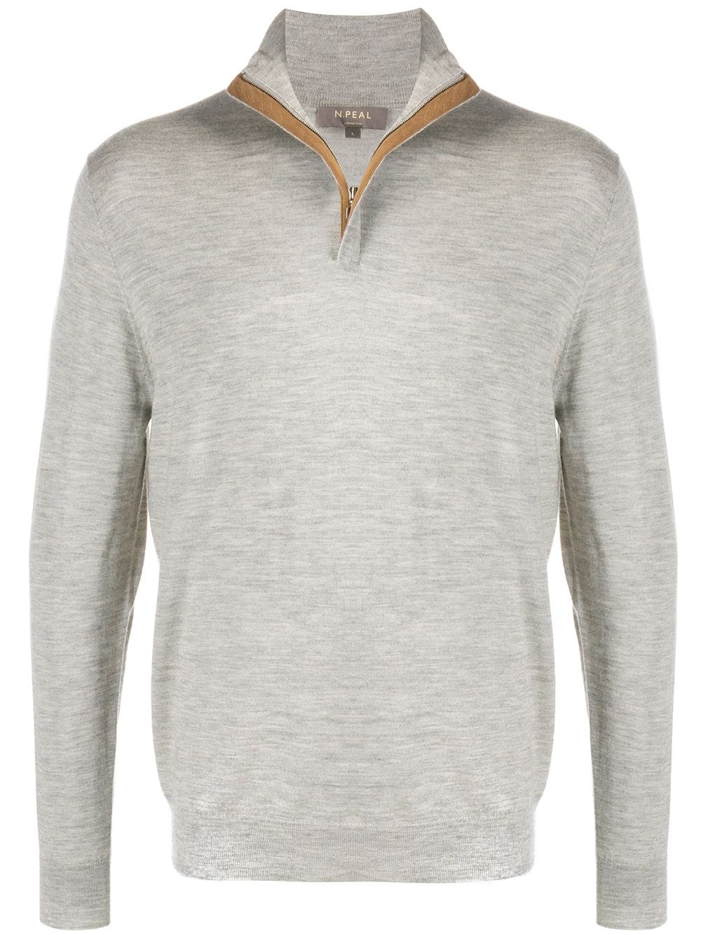 N.Peal The Regent zip-up jumper - Grey von N.Peal