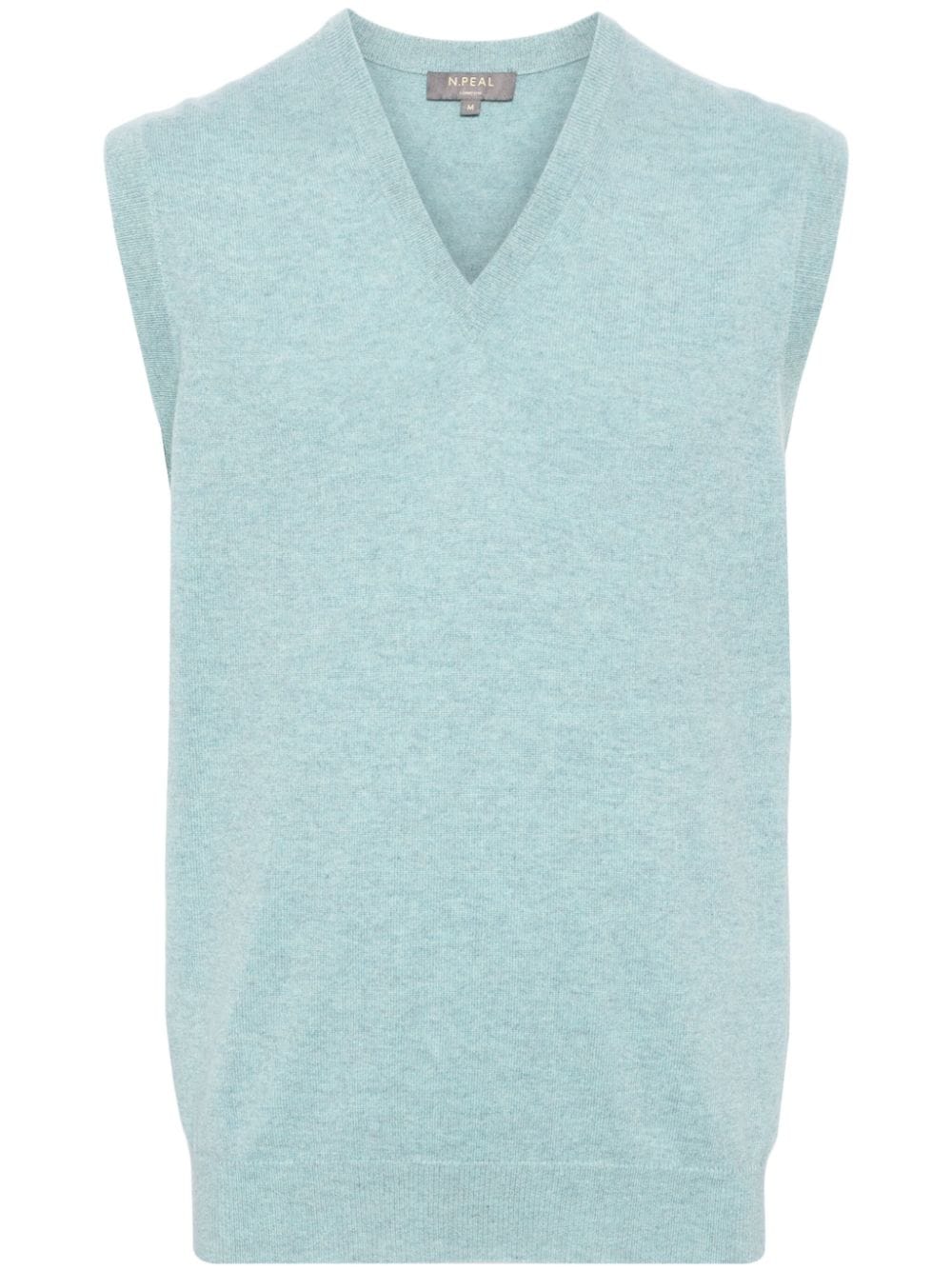 N.Peal Westminster sleeveless cashmere jumper - Blue von N.Peal